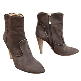 Bally-Ankle Boots-Brown