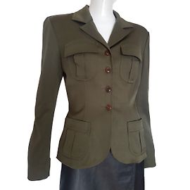 Plein Sud Wool Jacket Green Green