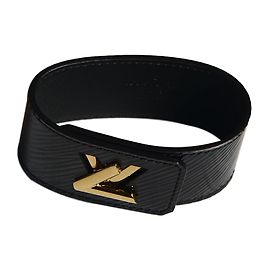 Louis Vuitton Pulsera torcida Negro