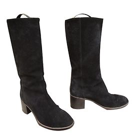 Bottes Marni Camargaise Noir Daim Noir