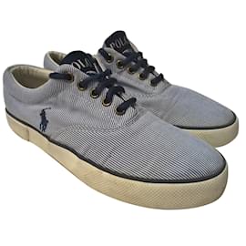 Polo Ralph Lauren-Sneakers-White,Blue