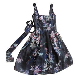Christian Lacroix Seidenkleid Schwarz
