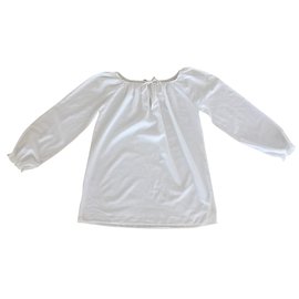 Autre Marque-White shirt tunic 100% Coton-White