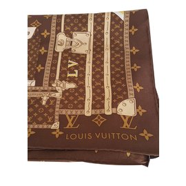 Louis Vuitton sciarpe Marrone