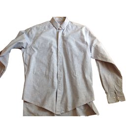 Thierry Mugler Camisa Azul
