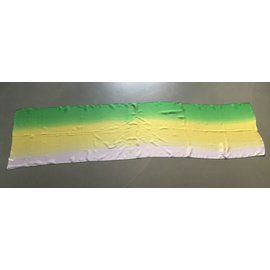 Autre Marque-Tye Dye Scarf-Rosa,Verde,Amarelo