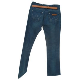 Autre Marque-Jeans Wrangler-Azul