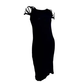 Jean Paul Gaultier-Maille Dress-Nero