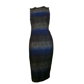 Vestido jeans Plein Sud Preto Azul Cinza