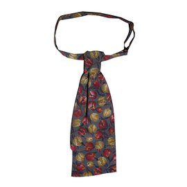 Autre Marque-Scarves-Red,Grey,Yellow