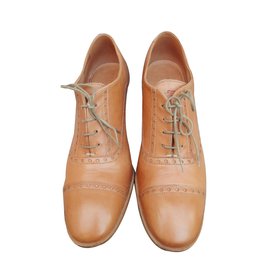 Heschung-Derby shoes-Caramel