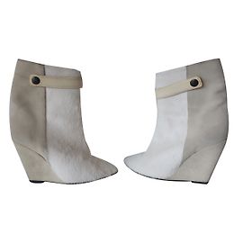 Isabel Marant Purdey Bege Fora de branco