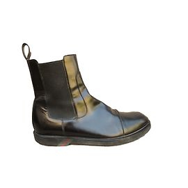 Gucci Chelsea Boots Black Leather Black