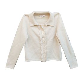 Chloé Weste Beige aus Baumwolle und Wolle 10 Jahre Beige