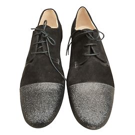 Autre Marque Sapatos Derby Navyboot Pretos de Camurça Preto