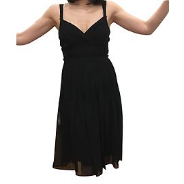 Robe de soirée noire plissée Les Petites Noir