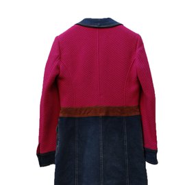 D&G-Coats, Outerwear-Brown,Pink,Blue