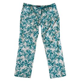 Calças Liu.Jo Estampadas Multicoloridas com Cinto Mostarda