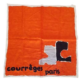 Courreges Bufandas Naranja