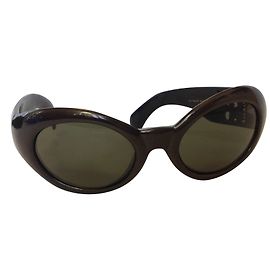 Karl Lagerfeld Sunglasses Brown Black Metallic