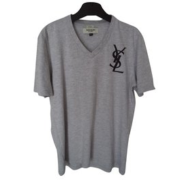 Yves Saint Laurent Tops Cinza