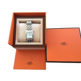Reloj Hermès Heure H de Acero Plateado Plata