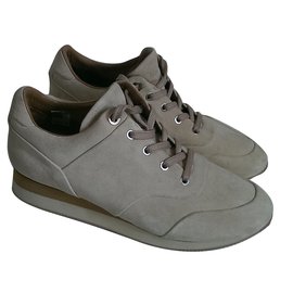 Max Mara-scarpe da ginnastica-Beige