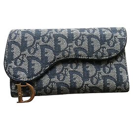 Dior Wallet Navy blue