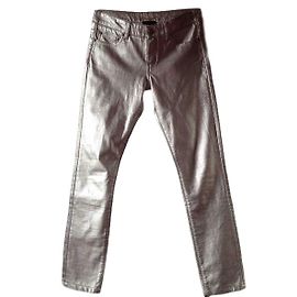 Saint Laurent calça, leggings Prata