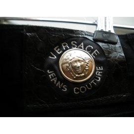 Versace-Denim-Black