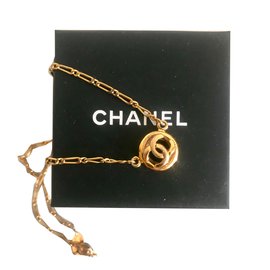 Chanel-Colar Vintage-Dourado