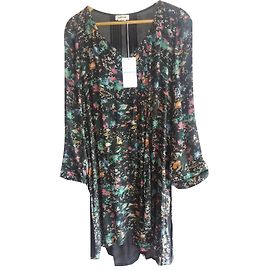 Vestido Zadig & Voltaire Multicolor Estampado de Viscosa Otro