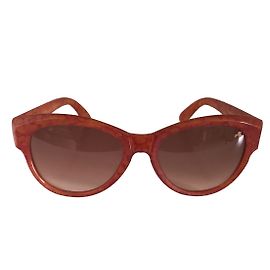 Yves Saint Laurent Óculos de sol vintage de 70's Laranja