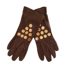 Hermès-Gloves-Brown