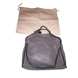 Stella Mc Cartney Bolsa Stella McCartney Falabella Cinza de Camurça Cinza