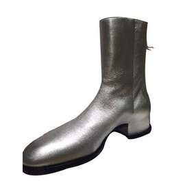 Givenchy Bottes Argenté