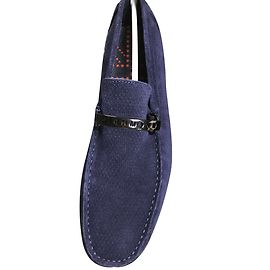 John Richmond mocassini Blu navy
