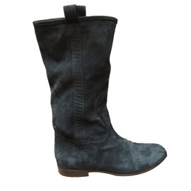 Sartore-Ankle Boots-Navy blue