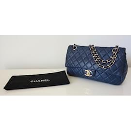 Chanel-Handbags-Navy blue