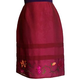 Kenzo gonne Rosa Bordò