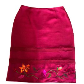Kenzo-Skirts-Pink,Dark red