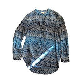 Camicetta Diane Von Furstenberg in seta blu Blu