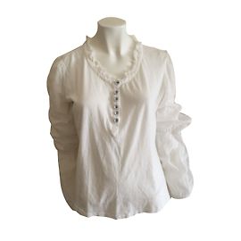 Top Designers Remix de algodón blanco Talla L Blanco