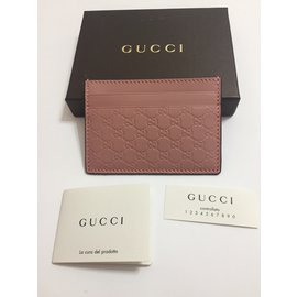 Gucci-Card Holder-Pink