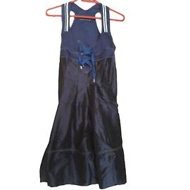 Marithé et François Girbaud Kurzes Kleid Marineblau Marineblau