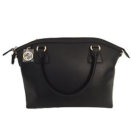 Gucci Handbag Black Leather Black