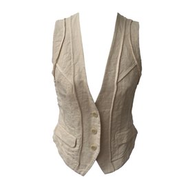 All Saints Jacken Creme