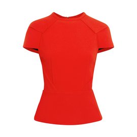 Roland Mouret Top Rouge