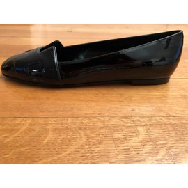 Hermès-Niza zapatillas de ballet-Negro