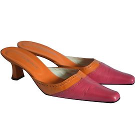 Lk Bennett Mules Rose Orange
